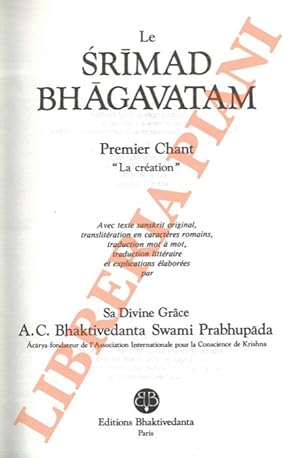 Seller image for r mad Bh gavatam. Premier Chant - ?La cration?. for sale by Libreria Piani
