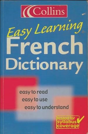 Immagine del venditore per Collins french easy learning dictionary - Kleber Stephenson venduto da Book Hmisphres