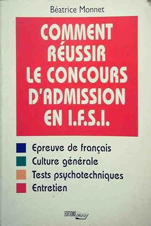 Comment r ussir le concours d'admission en IFSI - B atrice Monnet