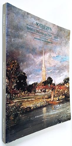 British Paintings 1500 - 1850 Sotheby's auction catalogue 18th November 1992 London
