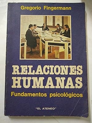 Imagen del vendedor de Relaciones humanas a la venta por Libros nicos