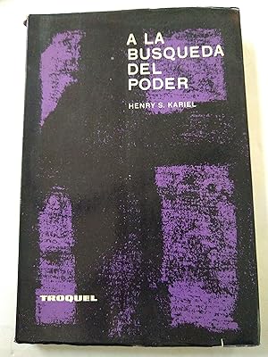 Seller image for A la busqueda del poder for sale by Libros nicos