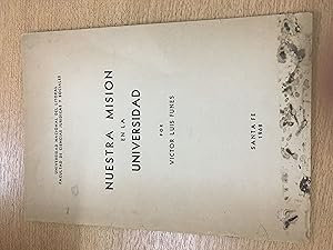 Seller image for Nuestra mision en la universidad for sale by Libros nicos