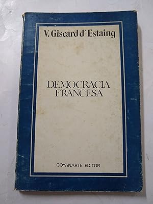 Seller image for Democracia Francesa for sale by Libros nicos