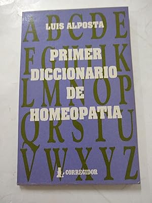 Immagine del venditore per Primer Diccionario de Homeopatia venduto da Libros nicos