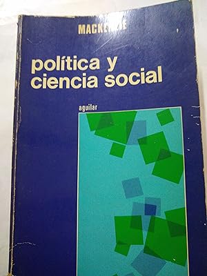 Image du vendeur pour Politica y ciencia social mis en vente par Libros nicos