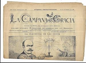 Campana de Gracia, La. Any XXIX Batallada 1532 24 de Setiembret de 1898 Número Extraordinari