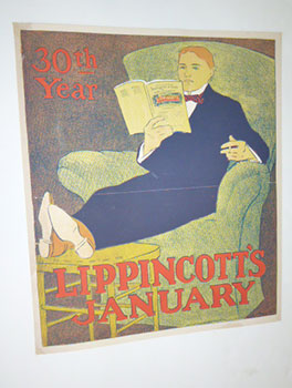 30th year : Lippincott's January. First edition of the poster.