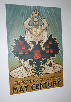 Crowning of a Czar [ Nicholas ], May Century. First edition of the poster.