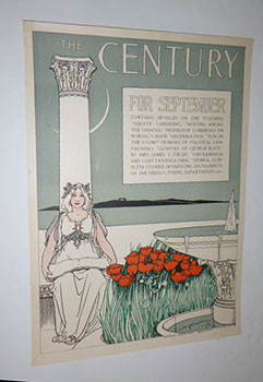 Seller image for The Century. For September. First edition of the poster. for sale by Wittenborn Art Books