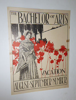 The Bachelor of Arts. Vacation, August-September Number. First edition of the poster.