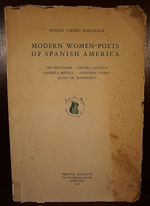 Image du vendeur pour Modern Women poets of Spanish America mis en vente par Ernestoic Books