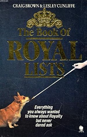 Imagen del vendedor de The Book of Royal Lists a la venta por WeBuyBooks