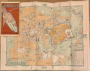 Bild des Verkufers fr Jerusalem Upon Your Palm; Map of Jerusalem zum Verkauf von Argosy Book Store, ABAA, ILAB