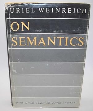 Imagen del vendedor de On Semantics a la venta por Easy Chair Books