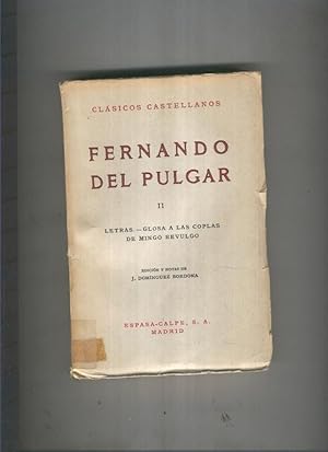 Imagen del vendedor de Letras. Glosa a las coplas de Mingo Revulgo II a la venta por El Boletin