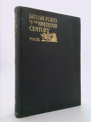 Image du vendeur pour British Poets of Nineteenth Century mis en vente par ThriftBooksVintage