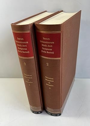 Imagen del vendedor de Chronicon Monasterii de Abingdon. Vol. I and II. Two Volumes / Zwei Bnde. (= Rerum Britannicarum Medii Aevi Scriptores, or Chronicles and Memorials of Great Britain and Ireland). a la venta por Antiquariat Bookfarm