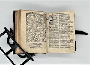 Image du vendeur pour Biblia. (Mit Gabriel Brunus   Tabula alphabetica historiarum" in berarbeiteter Fassung). mis en vente par Versandantiquariat Wolfgang Friebes