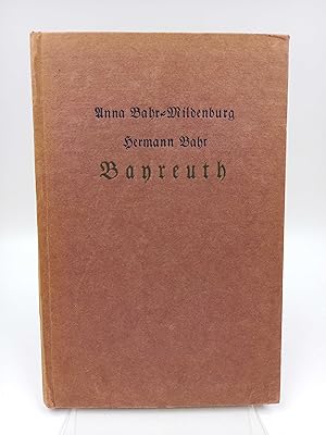 Imagen del vendedor de Bayreuth a la venta por Antiquariat Smock