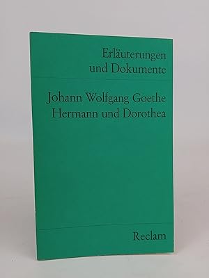 Bild des Verkufers fr Erluterungen Und Dokumente: Hermann Und Dorothea zum Verkauf von ANTIQUARIAT Franke BRUDDENBOOKS