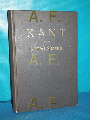 Seller image for Kant. Sechzehn Vorlesungen gehalten an der Berliner Universitt. 5. Auflage. Mnchen, Duncker & Humblot, 1921. Kl.-8vo. IV, 266 S., 1 Bl. Or.-Pp., Rcken verblasst. for sale by Antiquarische Fundgrube e.U.