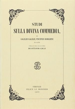 Bild des Verkufers fr Studi sulla Divina Commedia. zum Verkauf von FIRENZELIBRI SRL