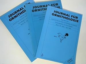 Bild des Verkufers fr Journal fr Ornithologie. Zeitschrift der Deutschen Ornithologen-Gesellschaft. 3 Hefte zum Verkauf von Celler Versandantiquariat