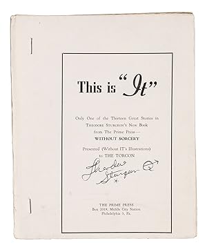 It [Cover title: This is "It": Only One of the Thirteen Great Stories in Theodore Sturgeon's New ...