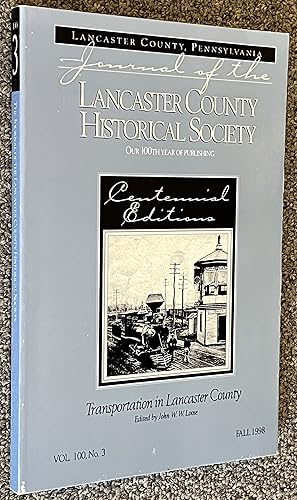 Seller image for Transportation in Lancaster County [In] Journal of the Lancaster Historical Society for sale by DogStar Books