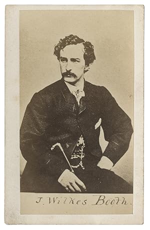 Seller image for Lincoln Assassin John Wilkes Booth & Conspirator John H. Surratt Contemporary Cartes-de-Visite for sale by Seth Kaller Inc.