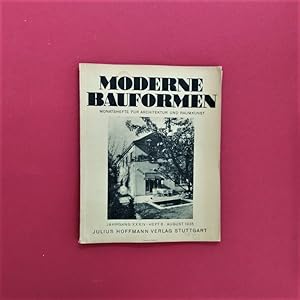 Seller image for Moderne Bauformen. Monatshefte fr Architektur und Raumkunst. Jahrgang XXXIIV Heft 8. for sale by Carmichael Alonso Libros
