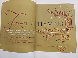 Immagine del venditore per A Treasury of Hymns : The Best-Loved Hymns, Carols, Anthems, Children's Hymns, And Gospel Songs venduto da The Book House, Inc.  - St. Louis