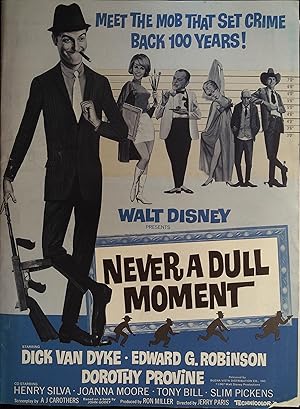 Immagine del venditore per Never a Dull Moment Pressbook 1968 Dick Van Dyke, Edward G. Robinson venduto da AcornBooksNH