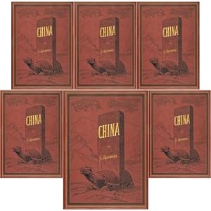 China - Ergebnisse eigener Reisen und darauf gegründeter Studien (6 Bände) 5 Text-Bände und 1 Atl...