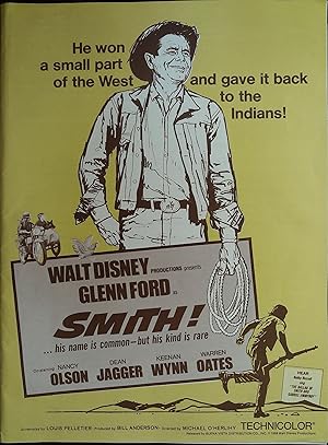 Seller image for Smith! Pressbook 1969 Glenn Ford, Nancy Olson for sale by AcornBooksNH