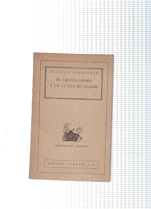 Seller image for El Cristianismo y la lucha de clases for sale by El Boletin