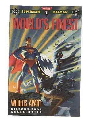 Seller image for WORLDS FINEST, Volume 1, Numero 01: Worlds Apart (DC 1990) for sale by El Boletin