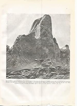 Immagine del venditore per LAMINA GEOGRAFIA 0384: Picos de Europa venduto da EL BOLETIN