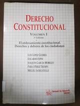 Bild des Verkufers fr Derecho Constitucional. 2 volmenes. Luis Lpez Guerra. Eduardo Espin. Otros zum Verkauf von Grupo Letras