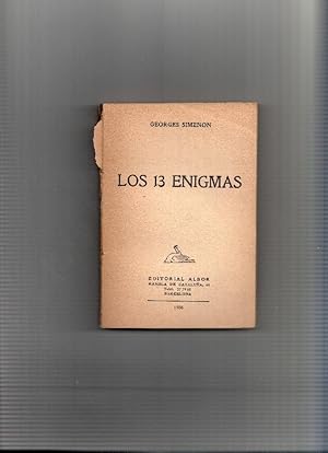 Imagen del vendedor de Coleccion Maigret SIN LA CUBIERTA: Los 13 enigmas a la venta por El Boletin