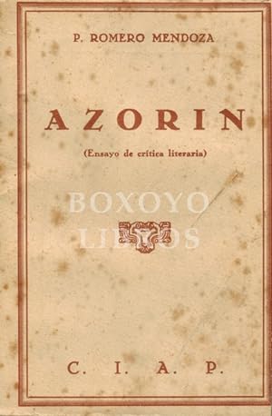 Azorín (Ensayo de crítica literaria)
