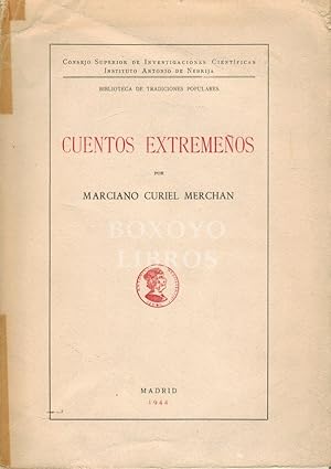 Seller image for Cuentos extremeos for sale by Boxoyo Libros S.L.