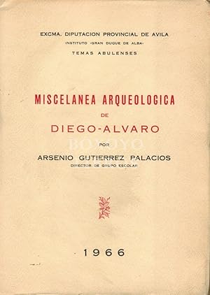 Imagen del vendedor de Miscelnea arqueolgica de Diego-lvaro a la venta por Boxoyo Libros S.L.