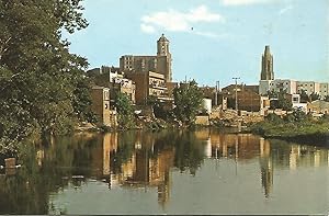 Bild des Verkufers fr Postal 50041: GERONA - Rio Ter y catedral zum Verkauf von EL BOLETIN