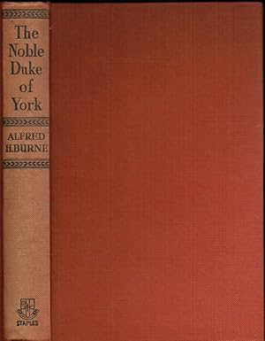 Immagine del venditore per THE NOBLE DUKE OF YORK : THE MILITARY LIFE OF FREDERICK DUKE OF YORK AND ALBANY venduto da Paul Meekins Military & History Books