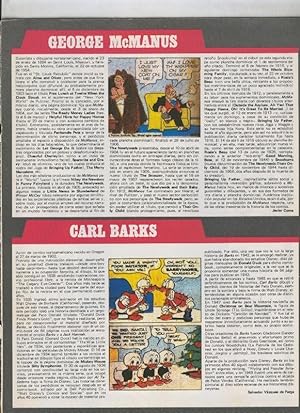 Seller image for Historia de los Comics: Ficha de Georges McManus y Carl Barks for sale by El Boletin