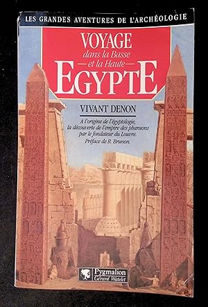 Immagine del venditore per Voyage dans la Basse et la Haute Egypte venduto da LibrairieLaLettre2