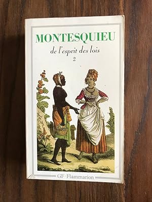 Seller image for De l'esprit des lois tome 2 for sale by Dmons et Merveilles