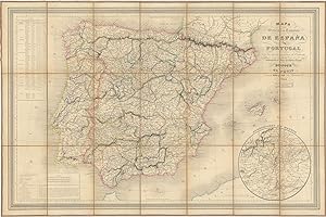 Mapa General de Caminos de España y de Portugal con las nuevas divisiones de Provincias sirve de ...